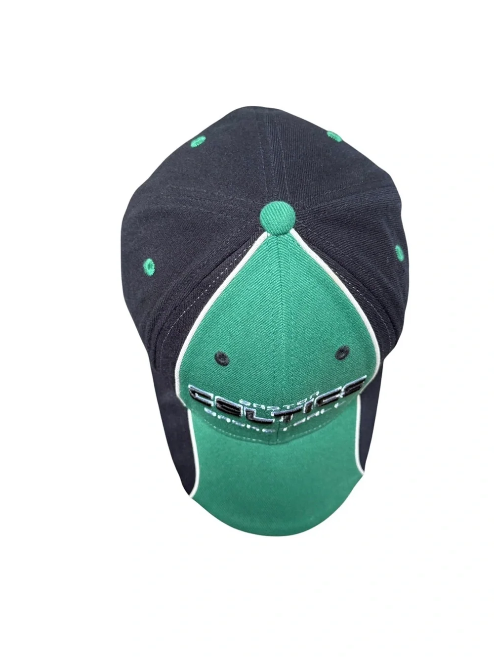 Boston Celtics Basketball Baseball Cap Hat NBA Elevation Green Black One Size